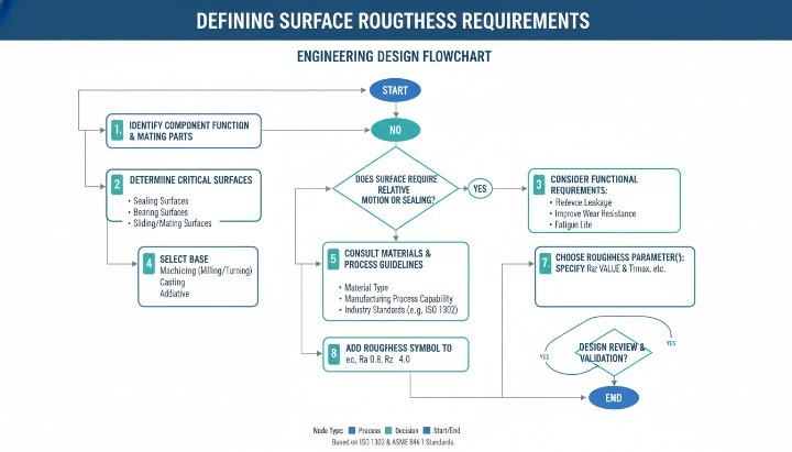 Troubleshooting flowchart graphic for micro CBN surface-quality checks.